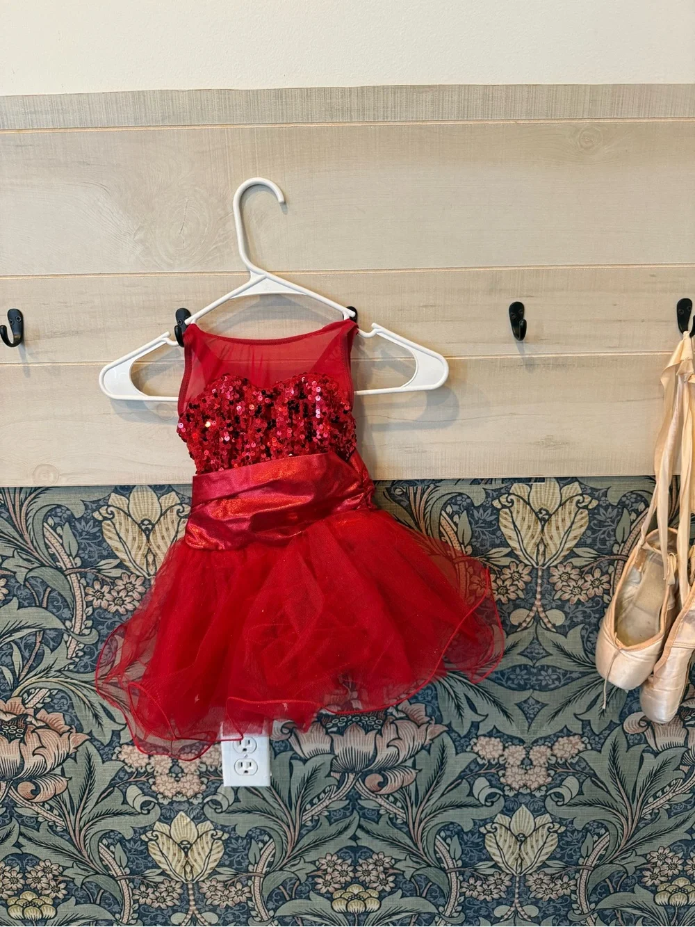 Weissman Get Your Sparkle On red sequin jazz tap dance costume